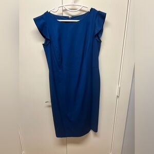 Talbots - Flutter-Sleeve Italian Flannel Dress - 10